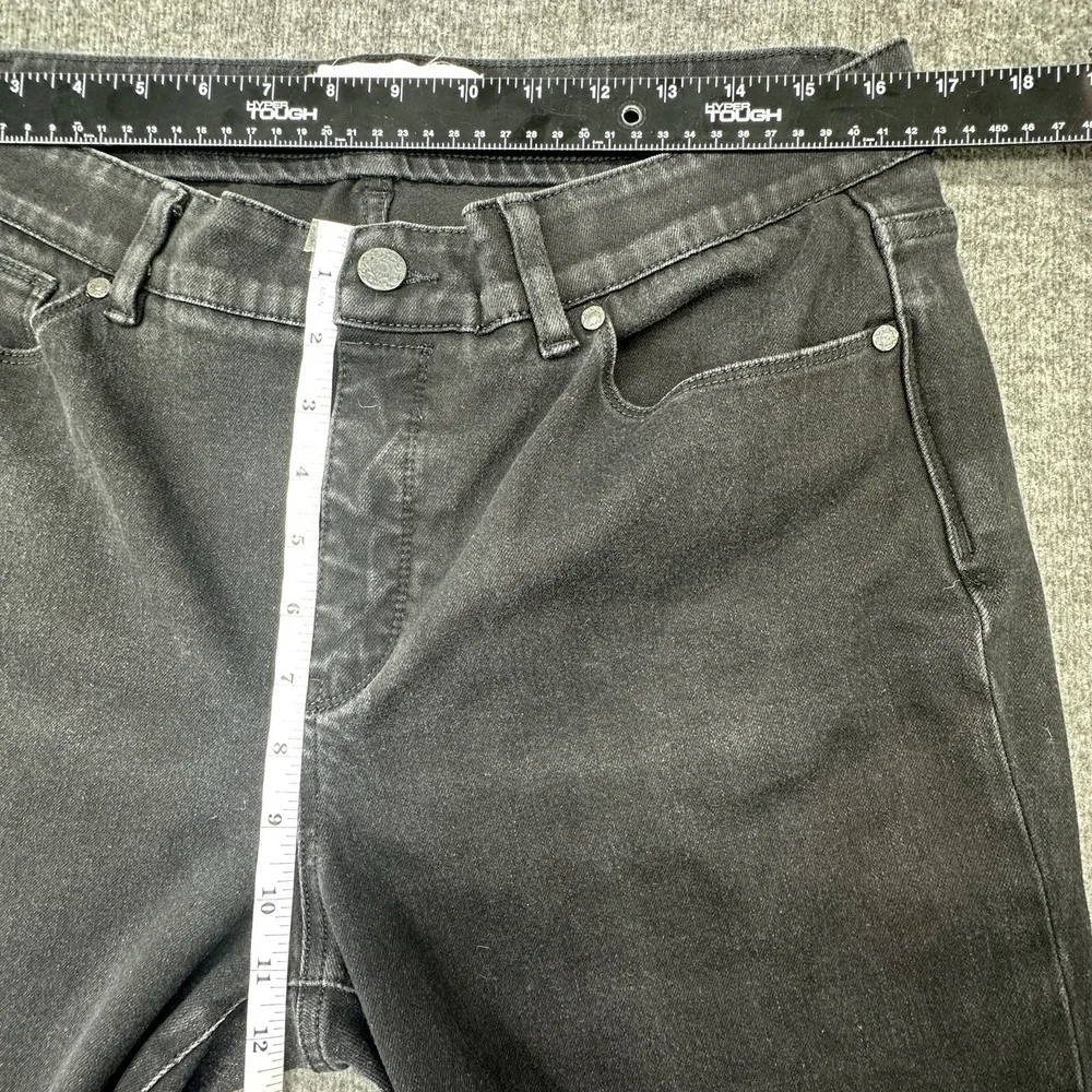 Soft Surroundings‎ Stretch Jeans Women's Size L Pull On Jeggings Denim Black